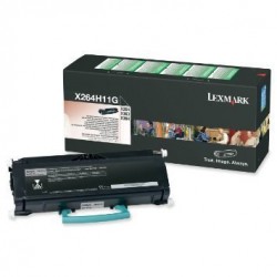 TONER LASER ORIGINAL LEXMARK X264A11G X264/363/364 NOIR 3500 PAGES