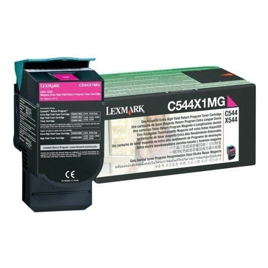 TONER LASER ORIGINAL LEXMARK C544X1MG C544/X544 MAGENTA 4000 PAGES