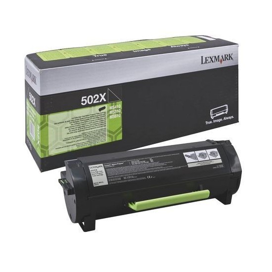 TONER LASER ORIGINAL LEXMARK 50F2X00 MS410/415/510 NOIR 10000 PAGES