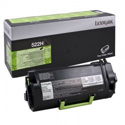 TONER LASER ORIGINAL LEXMARK MS810 / 52D2H00 NOIR 25000 PAGES