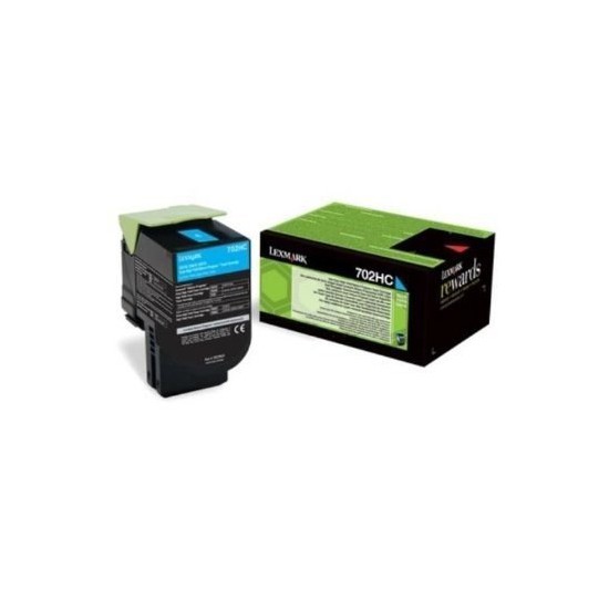 TONER LASER ORIGINAL LEXMARK 70C2HC0 CS310/410/510 CYAN 3000 PAGES