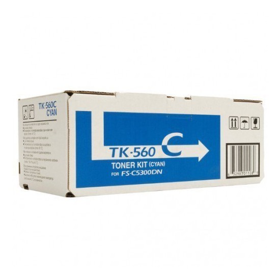 TONER LASER ORIGINAL KYOCERA TK560C FSC5300 CYAN 10000 PAGES