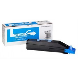 TONER LASER ORIGINAL KYOCERA TASKALFA TK865 / CYAN 12000 PAGES