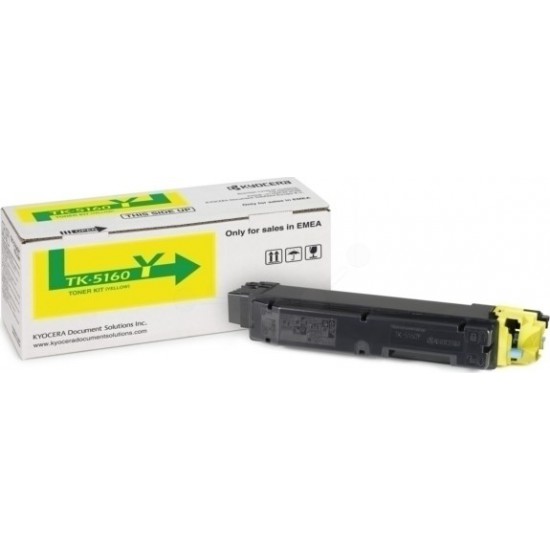 TONER LASER ORIGINAL KYOCERA TK5160 JAUNE 12000 PAGES