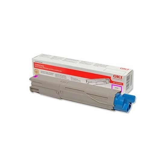 TONER LASER ORIGINAL OKI C3300/3400/3450 -43459330 MAGENTA 2000 PAGES