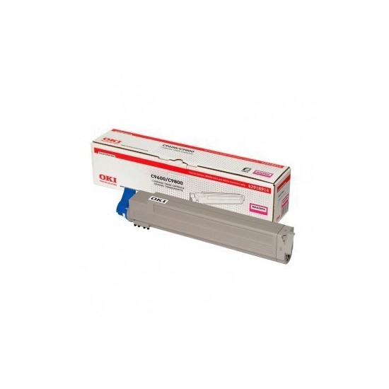 TONER LASER ORIGINAL OKI C9600/9800 - 42918914 MAGENTA 15000 PAGES