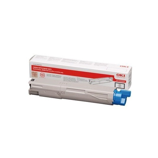 TONER LASER ORIGINAL OKI C3520/3530 - 43459324 NOIR 2500 PAGES