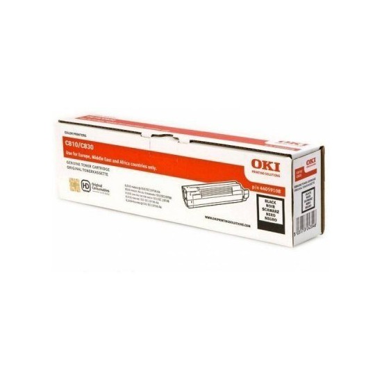 TONER LASER ORIGINAL OKI C810/830 - 44059108 NOIR 8000 PAGES