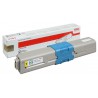 TONER LASER ORIGINAL OKI C3XX/C5XX - 44469704 JAUNE 2000 PAGES