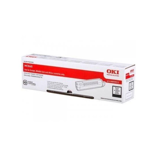 TONER LASER ORIGINAL OKI MC860 - 44059212 NOIR 9500 PAGES