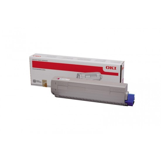 TONER LASER ORIGINAL OKI C831/841 - 44844506 MAGENTA 10000 PAGES