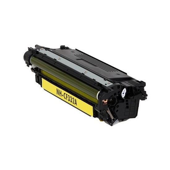 TONER LASER PREMIUM HP CF332A JAUNE 15000 PAGES
