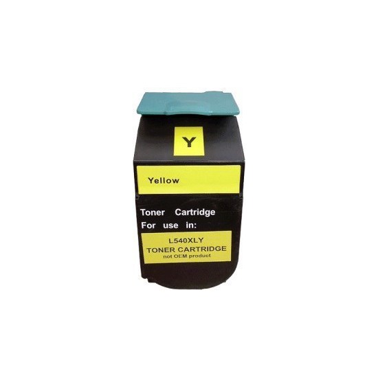 TONER LASER PREMIUM LEXMARK C540 / C540H1YG JAUNE 2000 PAGES