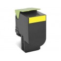 TONER LASER PREMIUM LEXMARK 80C2SY0 JAUNE 2000 PAGES