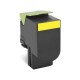 TONER LASER PREMIUM LEXMARK 80C2SY0 JAUNE 2000 PAGES