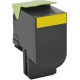 TONER LASER PREMIUM LEXMARK 71B20YC0 JAUNE 2300 PAGES