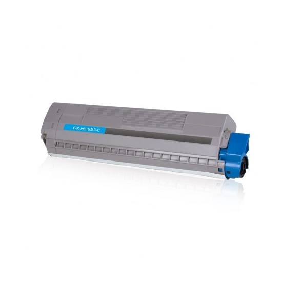 TONER LASER PREMIUM OKI MC853 / MC873 45862839 CYAN 7300 PAGES