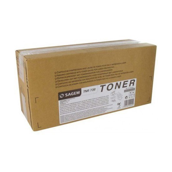 TONER LASER ORIGINAL SAGEM TNR736 NOIR 10000 PAGES