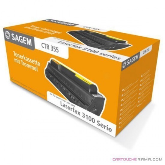 TONER ORIGINAL SAGEM CTR355 - FAX 3150/3155 NOIR 2400 PAGES