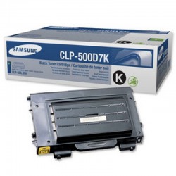 TONER LASER ORIGINAL SAMSUNG CLP500 NOIR 7000 PAGES