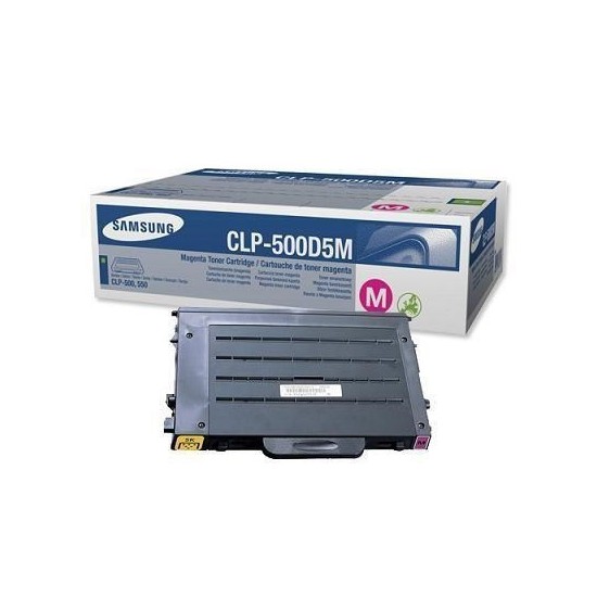 TONER LASER ORIGINAL SAMSUNG CLP500 MAGENTA 5000 PAGES