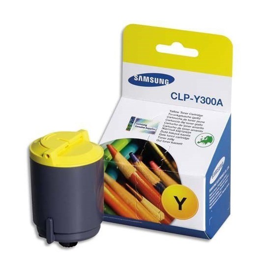 TONER ORIGINAL SAMSUNG CLP-Y300A JAUNE 1000 PAGES