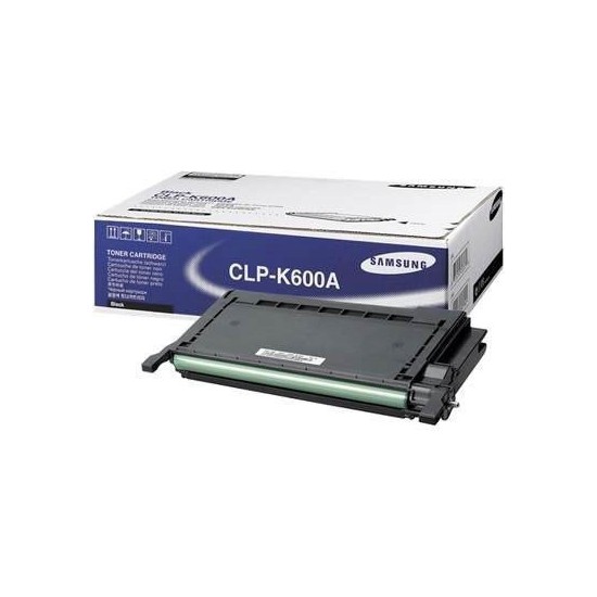 TONER LASER ORIGINAL SAMSUNG CLP-K600A NOIR 4000 PAGES