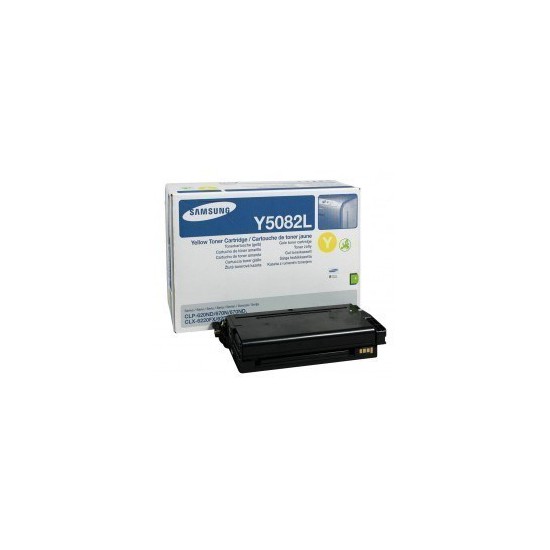 TONER LASER ORIGINAL SAMSUNG CLT-Y5082L JAUNE 4000 PAGES