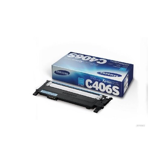 TONER LASER ORIGINAL SAMSUNG CLT-C406S CYAN 1000 PAGES