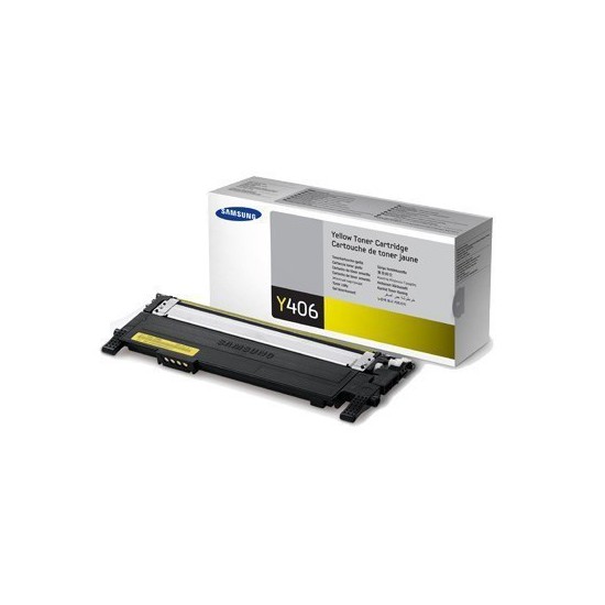 TONER LASER ORIGINAL SAMSUNG CLT-Y406S JAUNE 1000 PAGES