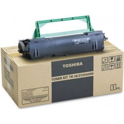 TONER LASER ORIGINAL TOSHIBA TK18 NOIR 8300 PAGES