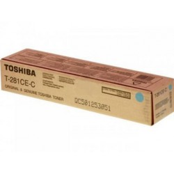 TONER PHOTOCOPIEUR ORIGINAL TOSHIBA T281 / 281C CYAN 10000 PAGES