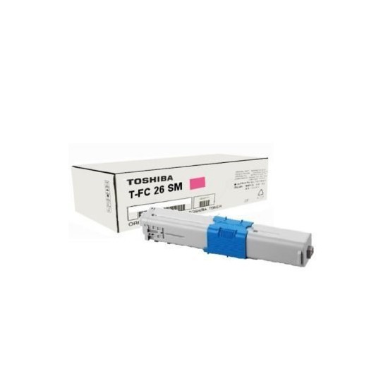 TONER PHOTOCOPIEUR ORIGINAL TOSHIBA TFC26 MAGENTA