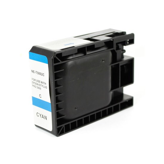 CARTOUCHE JET D'ENCRE GENERIQUE EPSON T5802 CYAN 80ML