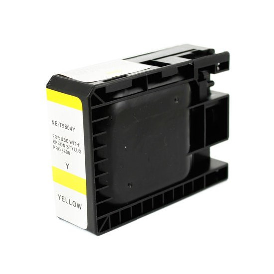 CARTOUCHE JET D'ENCRE GENERIQUE EPSON T5804 JAUNE 80ML