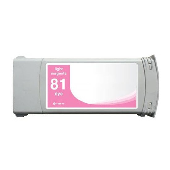 CARTOUCHE JET D'ENCRE GENERIQUE HP C4935A/ N°81 / MAGENTA CLAIR 680ML