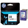 CARTOUCHE JET D'ENCRE ORIGINAL HP C9352A COULEUR 5ML N°22XL