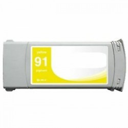 CARTOUCHE JET D'ENCRE GENERIQUE HP C9469A / N°91 / JAUNE 775ML