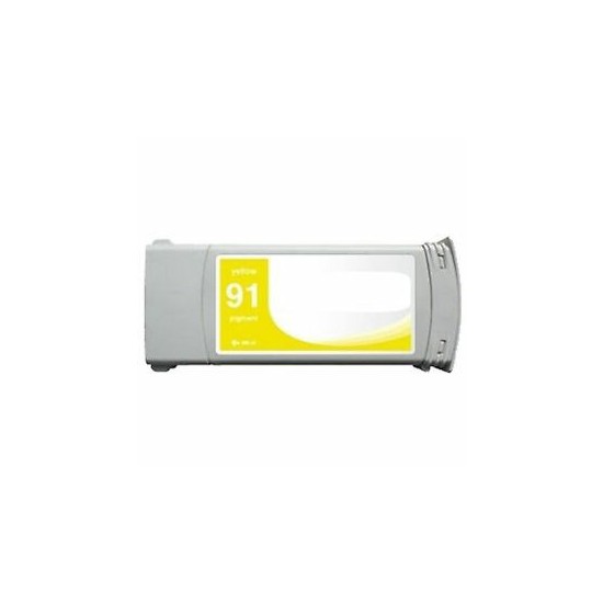 CARTOUCHE JET D'ENCRE GENERIQUE HP C9469A / N°91 / JAUNE 775ML