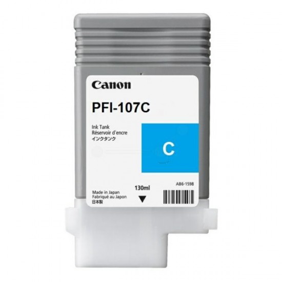 CARTOUCHE JET D'ENCRE ORIGINAL CANON PFI107 / 6706B001 CYAN 130ML