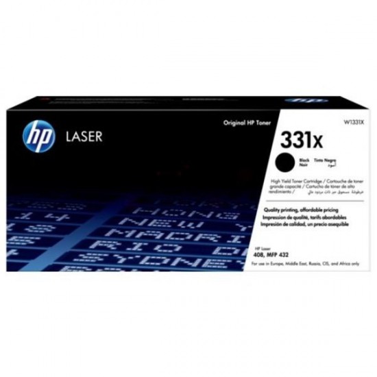 TONER LASER ORIGINAL HP W1331X / 331X NOIR 15000 PAGES