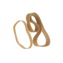 100g de bracelets élastiques larges en caoutchouc blond - 200 x 16 mm