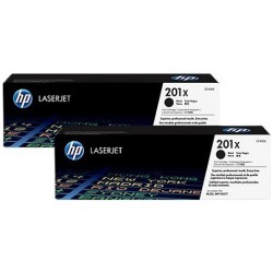 DOUBLE PACK ORIGINAL HP CF400XD / 201X NOIR 2800 PAGES (2 TONERS)