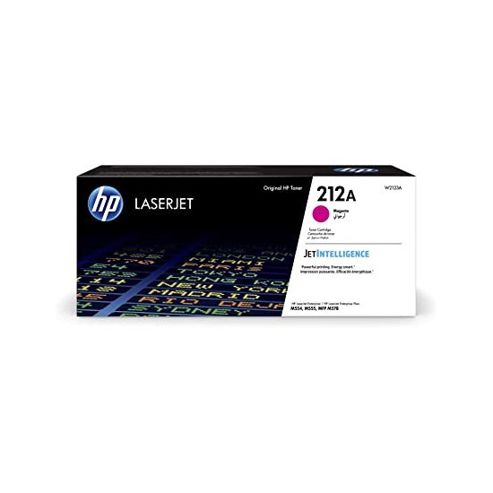 TONER LASER ORIGINAL HP W2123A / M554 / 212A MAGENTA 4500 PAGES