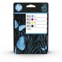 PACK DE 4 CARTOUCHES JET D'ENCRE ORIGINAL HP 953 / 6ZC69AE / CMJN