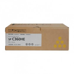 TONER LASER ORIGINAL RICOH SPC360 / 408187 JAUNE 5000 PAGES