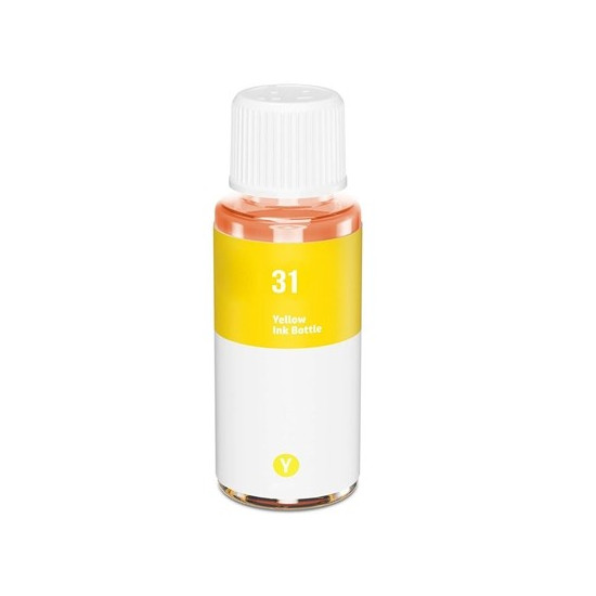 BOUTEILLE D'ENCRE GENERIQUE HP 1VU28AE JAUNE 70ML N°31