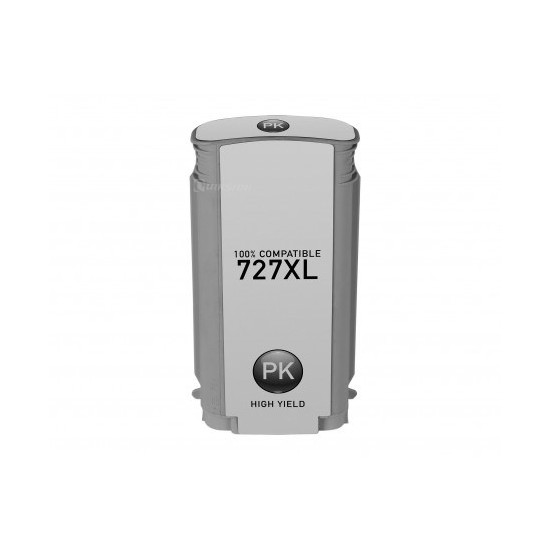 CARTOUCHE GENERIQUE HP B3P23A / F9J79A NOIR PHOTO 130ML N°727