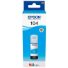 BOUTEILLE D'ENCRE ORIGINAL EPSON T00P240 / 104 CYAN 65ML