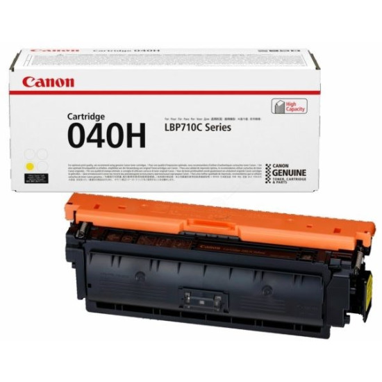 TONER LASER ORIGINAL CANON CRG040H / 0455C001 JAUNE 10000 PAGES